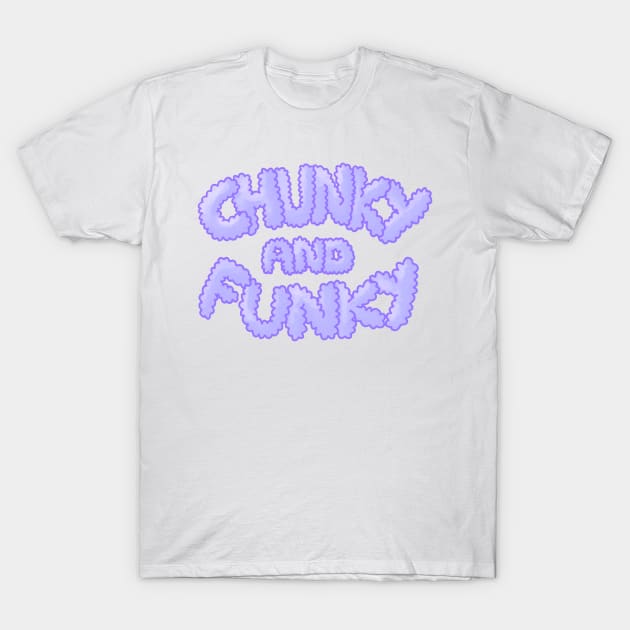 Chunky And Funky - Lilac T-Shirt by SpectacledPeach